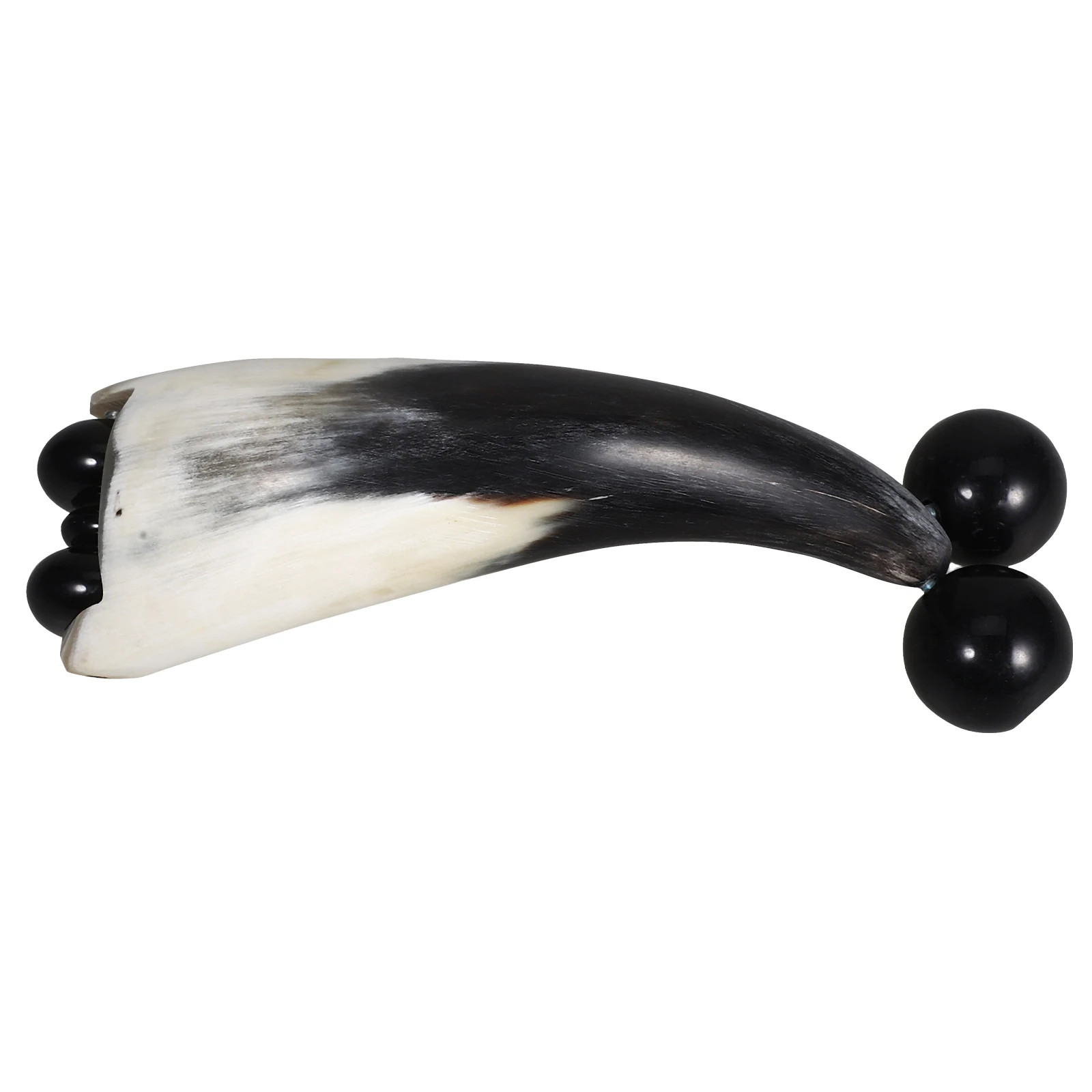 

Massage Tool Ergonomic Y-Shaped Body Massager Dual Head Roller Ox Horn Portable Neck Shoulder Muscle Relief Manual Facial Roller