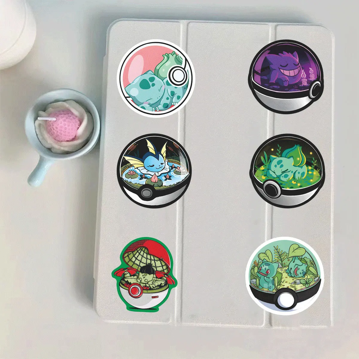 71 Stück süße Cartoon Anime Pokemon Aufkleber Kinderspielzeug Kawaii Pokeball Pikachu Aufkleber Skateboard Laptop wasserdichte Aufkleber