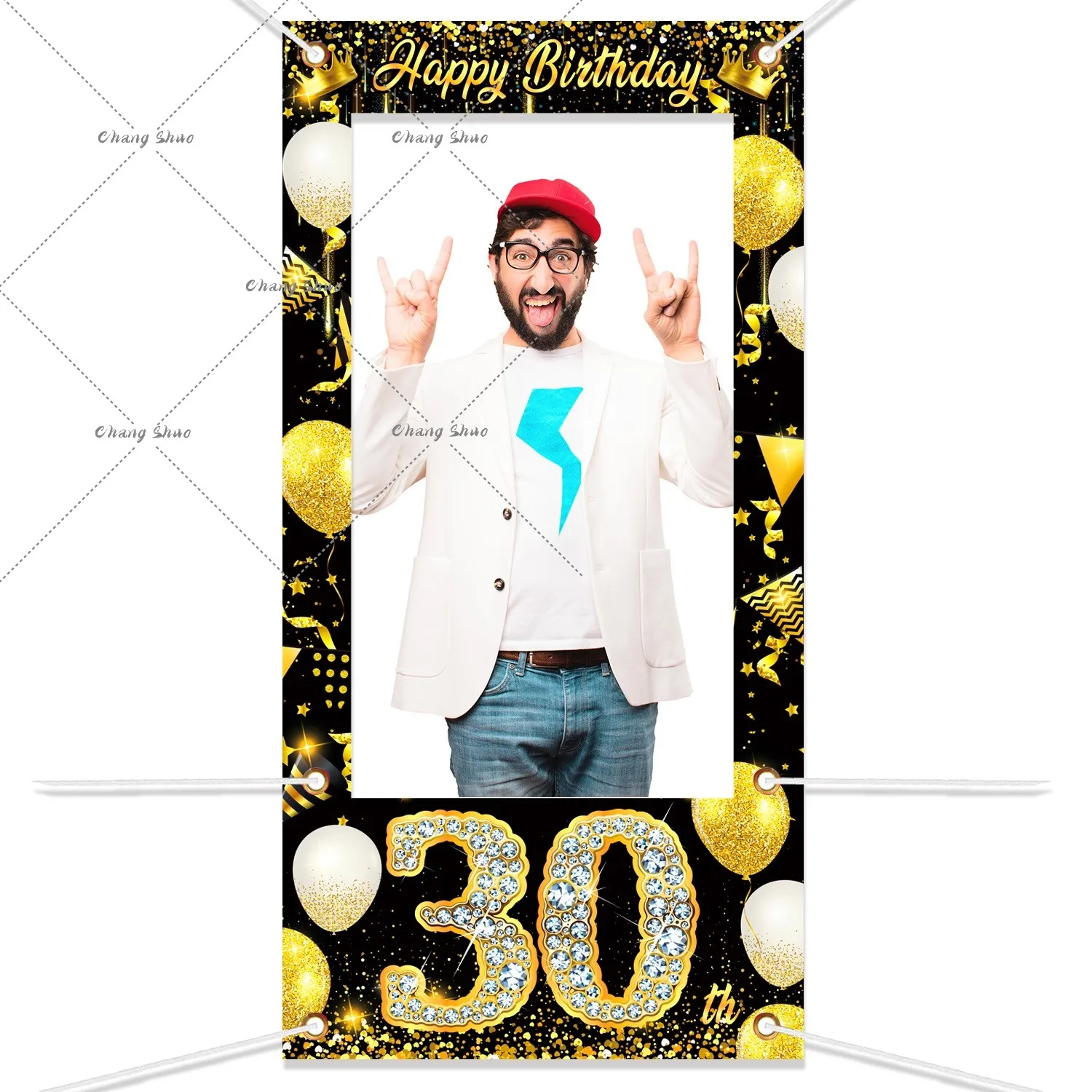 40ème Anniversaire Boîte Photo Accessoires 16 Pcs Accessoires