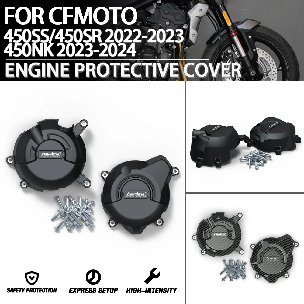 

For CFMOTO 450SS/450SR 2022-2023 450NK 2022-2024 450MT 2024 Motorcycle Accessories Engine Anti Fall Protection Cover