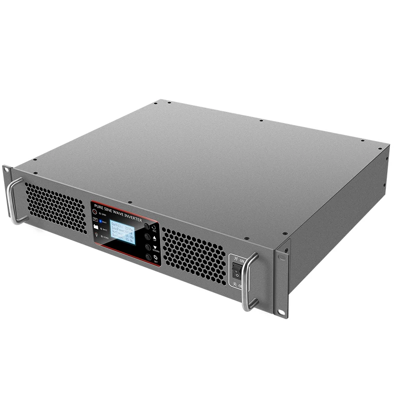 Rack Mount Inverter 5KVA 5000VA 48V 220V Output voltage With Bypass function RS485