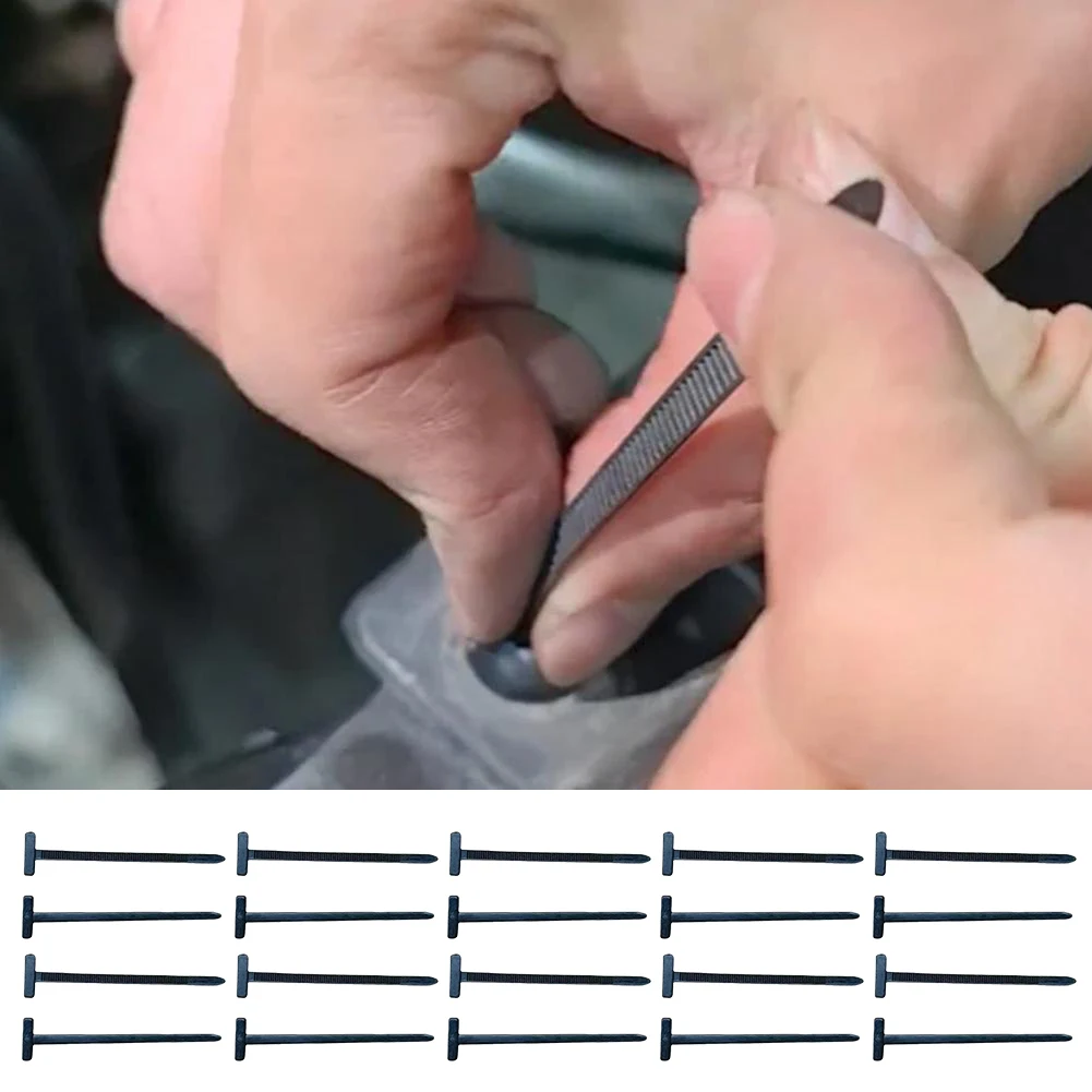 الذاتي قفل النايلون العالمي رباط للكابل مشبك 100/50/20 قطعة البلاستيك حزام ثابت الحديد كابل الفجوة أداة السيارة البريدي العلاقات