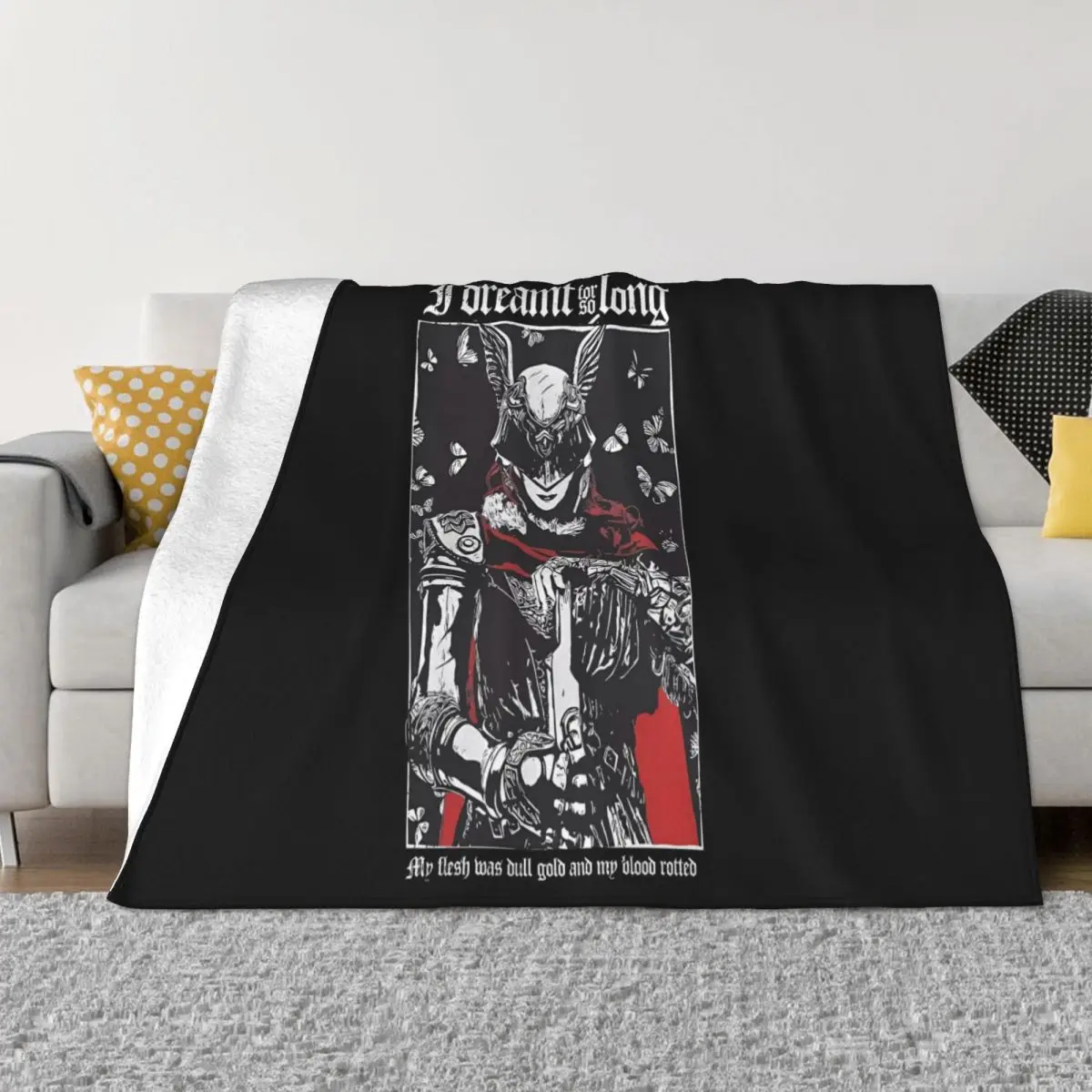 Eldened Ringed Malenia Blade Of Miquella Anime Blanket Throw Blanket Blankets And Throws Throw Blanket