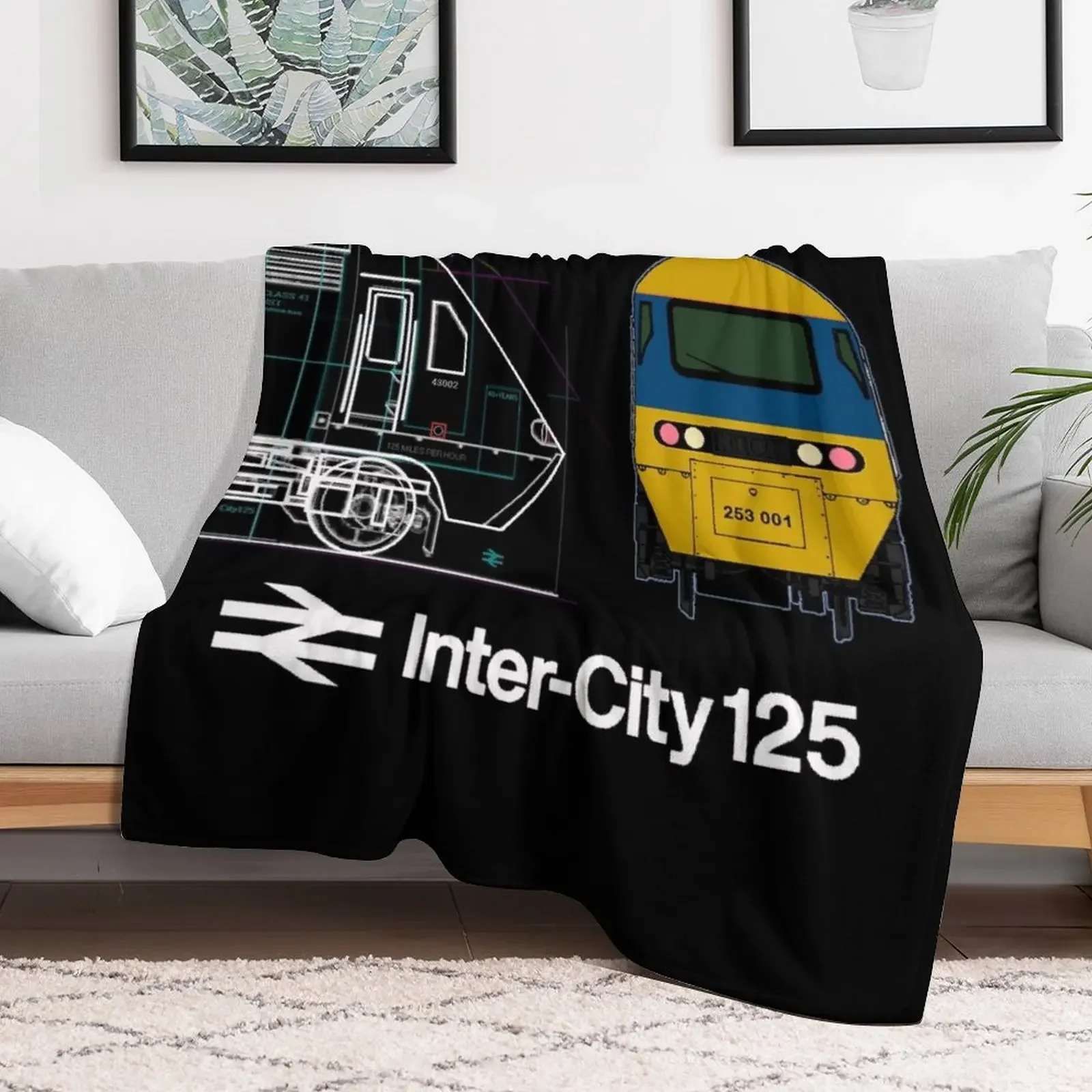 INTERCITY Throw Blanket decorative Winter beds Flannel Blankets