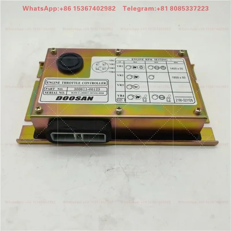 DX225LC DH220-5 DH225-7 DH300-7 Excavator throttle controller 543-00074 2543-1036 300611-00123 300611-00138