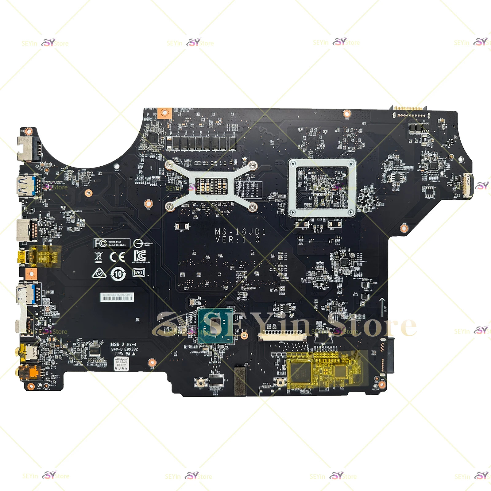 Carte mère MS-16JD1 pour ordinateur portable MSI PL62 MS-16JD MS-16JD1, I5-7300HQ I7-7700HQ MX150, 100% fonctionnelle