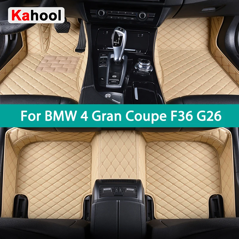 

Автомобильные коврики KAHOOL для BMW 4 Gran Coupe F36 G26 2014-2023, 4 двери, автомобильные коврики, аксессуары для ног