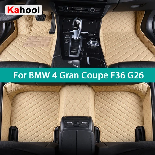 Imagen 1 del producto KAHOOL alfombrillas de Coche personalizadas para BMW 4 Gran Coupe F36 G26 2014-2023 4 puertas alfombras de coche accesorios de pie Coche