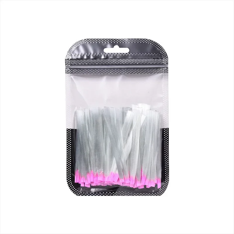 Puntas de extensión de uñas francesas de fibra de vidrio, seda no tejida, Gel UV, construcción de formas de uñas, papel de extensión de salón, FIBRA DE ARTE DE MANICURA