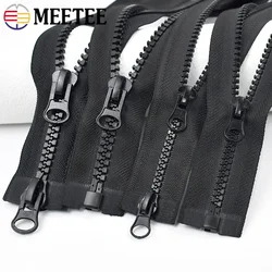 1Pc 5# 8# Resin Zippers 60-300cm Sewing Closure Bag Double Sided Zipper Jacket Zip Replacement Tent Long Zips Repair Accessories