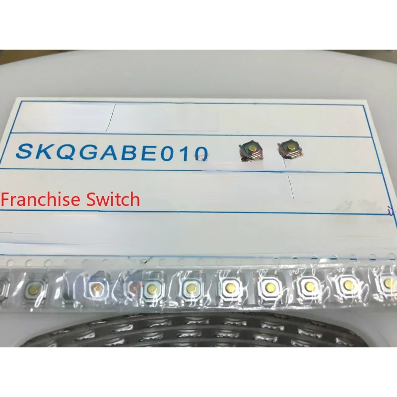 

10PCS SKQGABE010 Imported Light Touch Switch 4*4*1.5MM Car Remote Control Button Patch 4 Pin