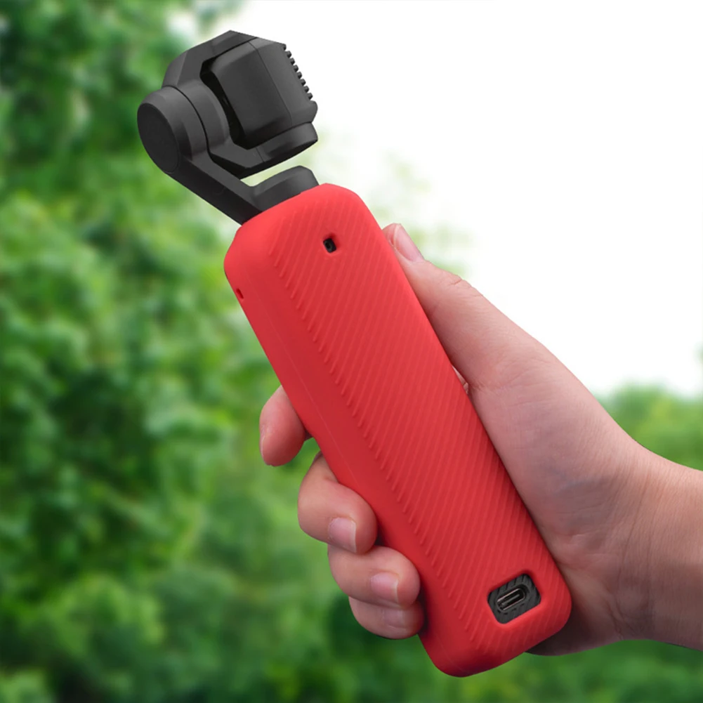 Capa protetora de silicone para DJI Osmo Pocket 3, Anti-Scratch Handle, Capa protetora, Gimbal Camera Accessories