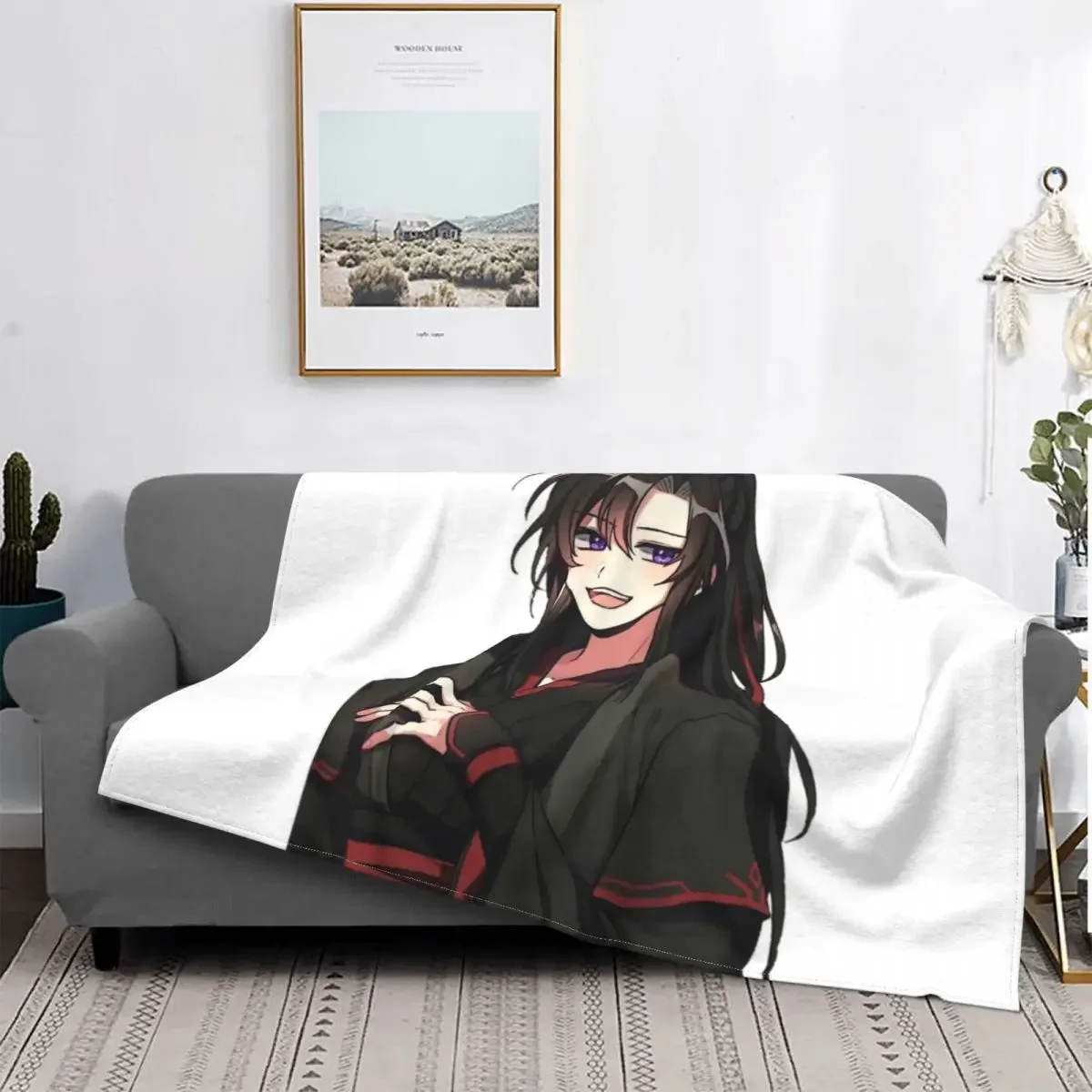 Wei Wuxian The Untamed Pride Blankets Mo Dao Zu Shi Flannel Awesome Breathable Throw Blanket for Coverlet