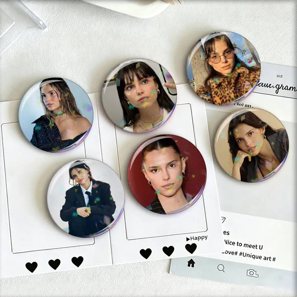 

Inde Navarrette Laser Badge Creative Pins Brooch for Bag Clothes Hat Decor Gifts Fans Collect