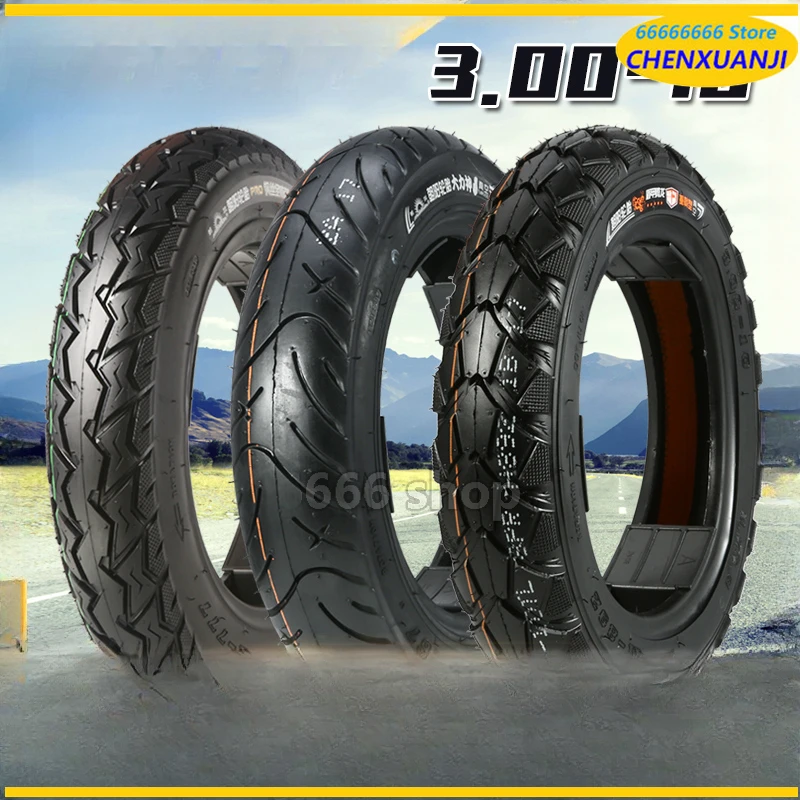 Chaoyang Tire 3.00-10 Vacuum Tire 300-10 Electric Vehicle 14X3.2 Vacuum Anti Puncture Explosion-proof Tire Steel Wire Tire