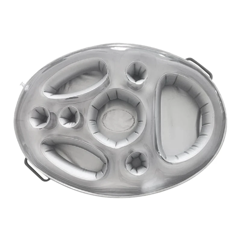 PVC 팽창식 플로팅 줄, 수영장 플로트 음식 맥주 트레이, 1 개