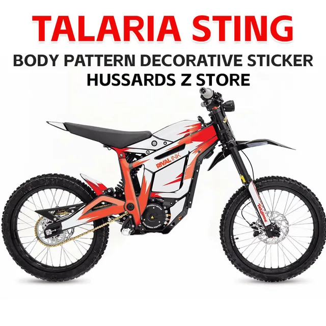 Dla Talaria Sting STING R MX3 MX4 MX5 korpus motocykla zmiana koloru wodoodporna dekoracyjna TALARIA elektryczny rower naklejka folia