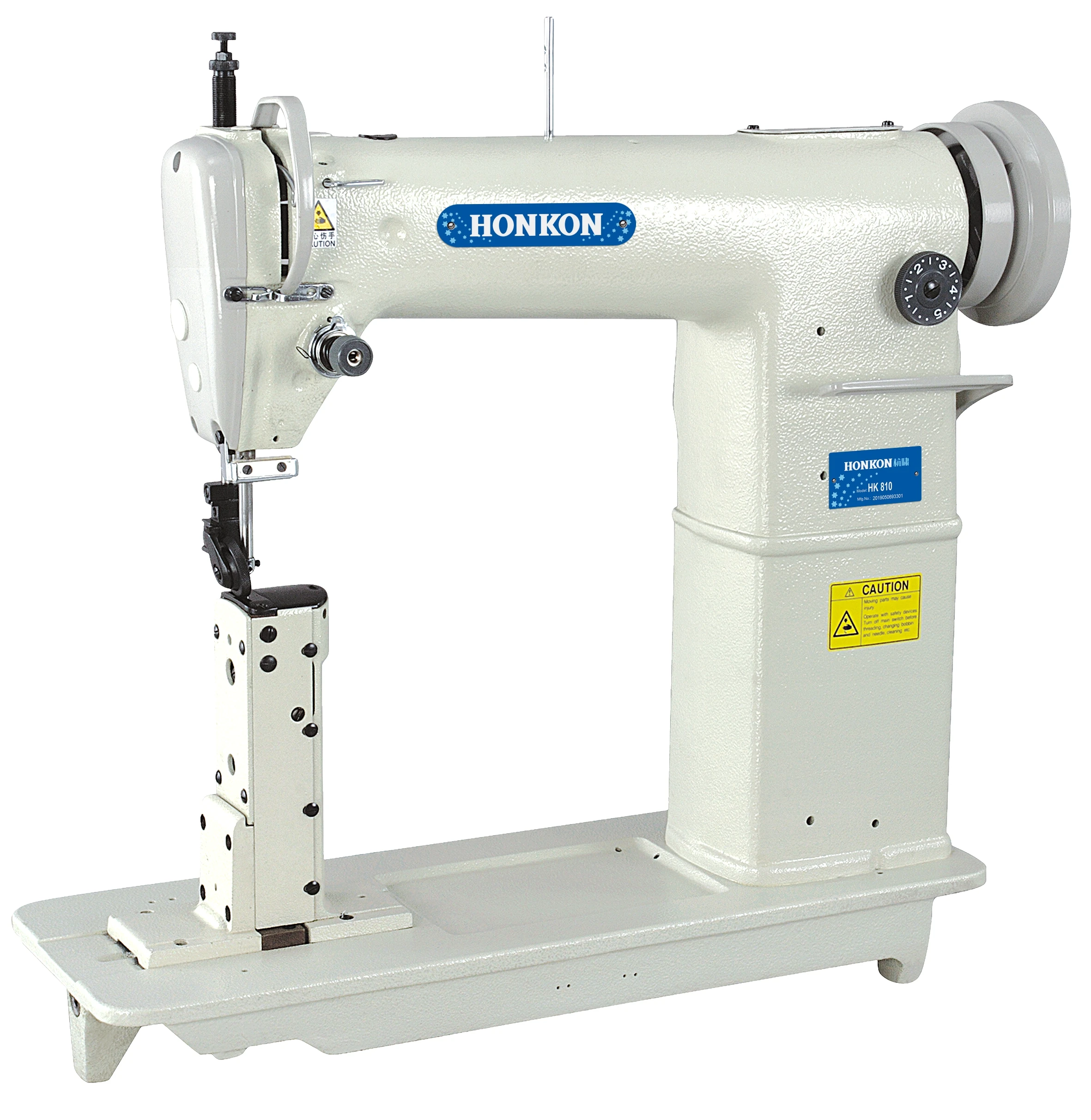 

HONKON Hot Sale HK-820 With Rotary Horizontal Shuttles Double Needle Post-bed Sewing Machine for Athletic Shoes Use