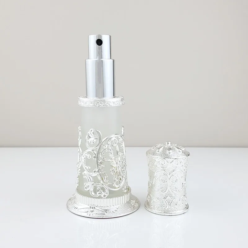 30ml Spray Perfume Bottle Vintage Spray Bottle Essential Oil Metal Glass Bottle