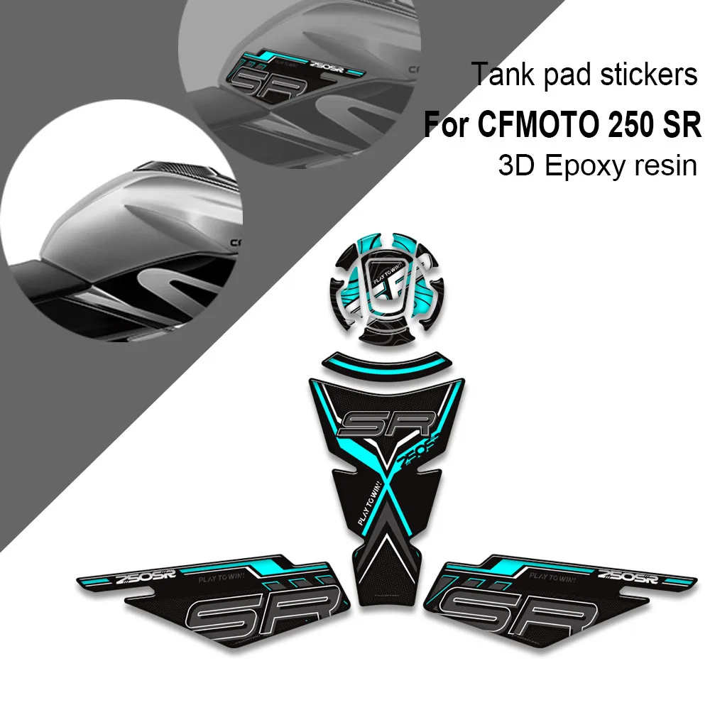

Аксессуары для мотоциклов CFMOTO 250SR SR 250, наклейка на топливный бак, накладка на бак, наклейка, крышка масляного газа, защитный комплект для украшения