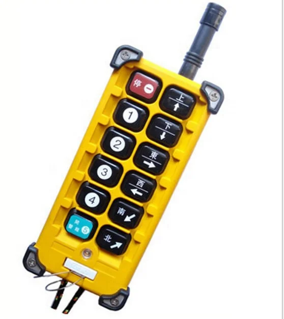 CE ISO Kinocranes Industrial Crane AC 220/380 V Wireless Remote Control 1 Set 4 Buttons for Bridge Cranes