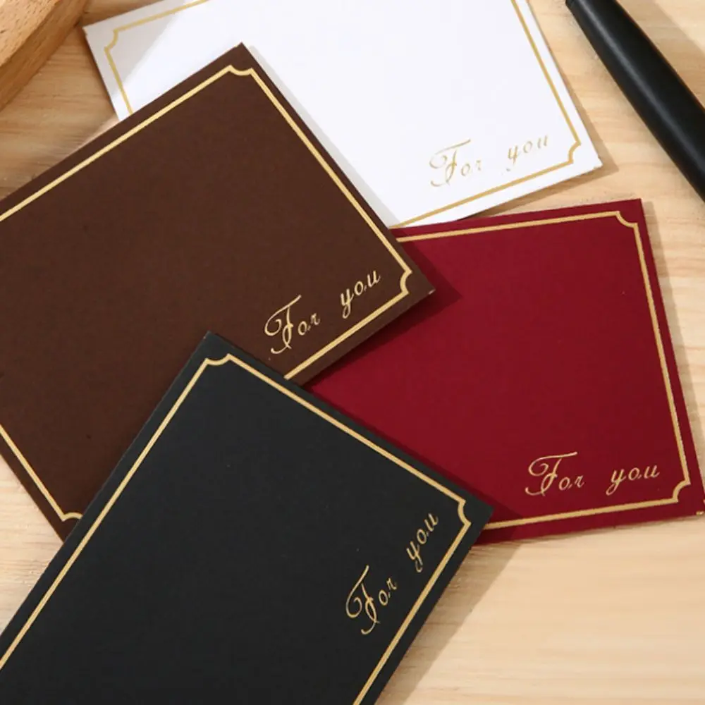 10pcs Vintage Gold Stamping Envelopes Bronzed Seal Romantic Decoration Envelope Set High Grade Invitation Card