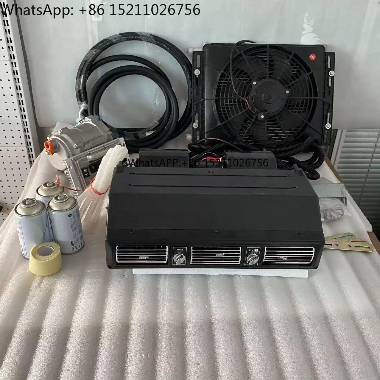 12V Parking Air Conditioner (Hidden Model) - Embedded Installation, Space-Saving, Quiet Energy-Saving for RVs/Trucks