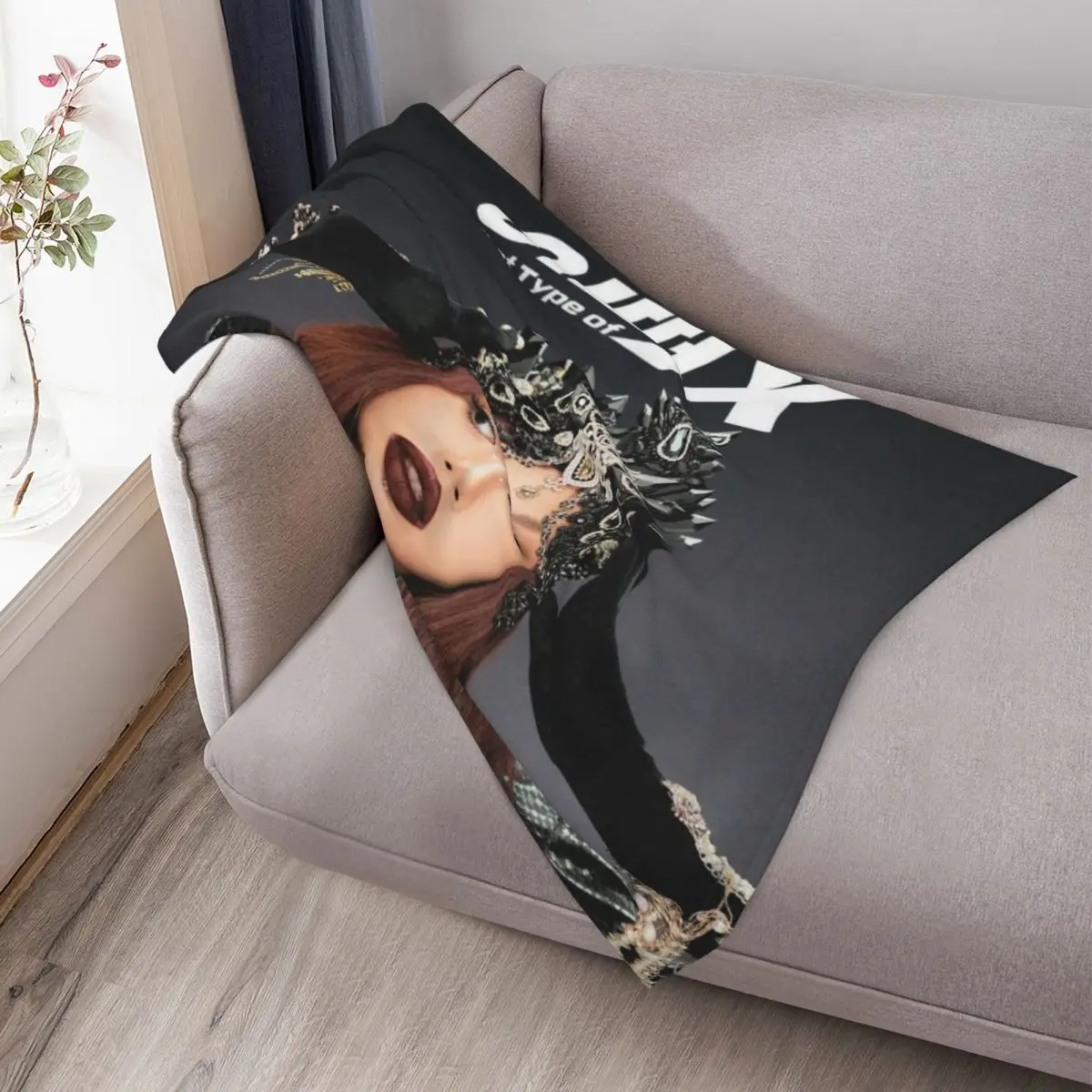 أي نوع من بطانية رمي x jessi بطانيات المانجا للشعر للبطانيات السرير الفاخرة السميكة #3