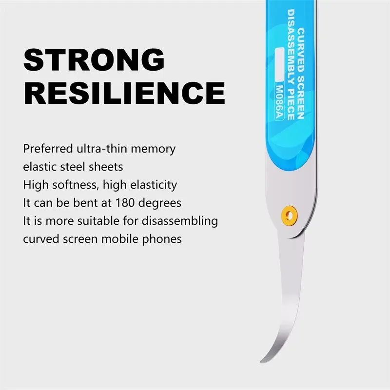 MaAnt M086 اثنين في واحد سكين تفكيك الشاشة لإصلاح الهاتف المحمول شاشة الحافة قوس منحني أداة تفكيك الشاشة