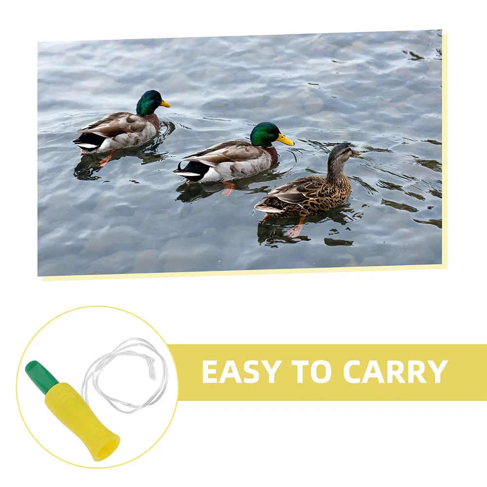 خفيفة الوزن بطة الدعوة صافرة الصوت واقعية المحمولة الصيد أداة في الهواء الطلق بقاء صافرة الطوارئ للتخييم التنزه #5