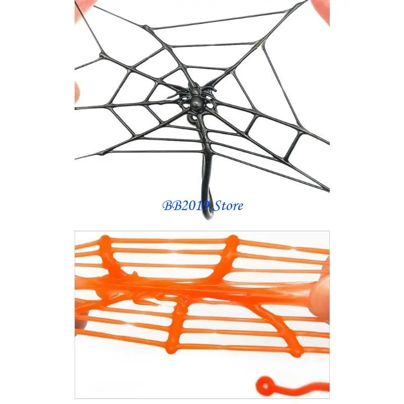 Q0kbキッズ面白い粘着スパイダーインタラクティブなおもちゃポータブル教育おもちゃ