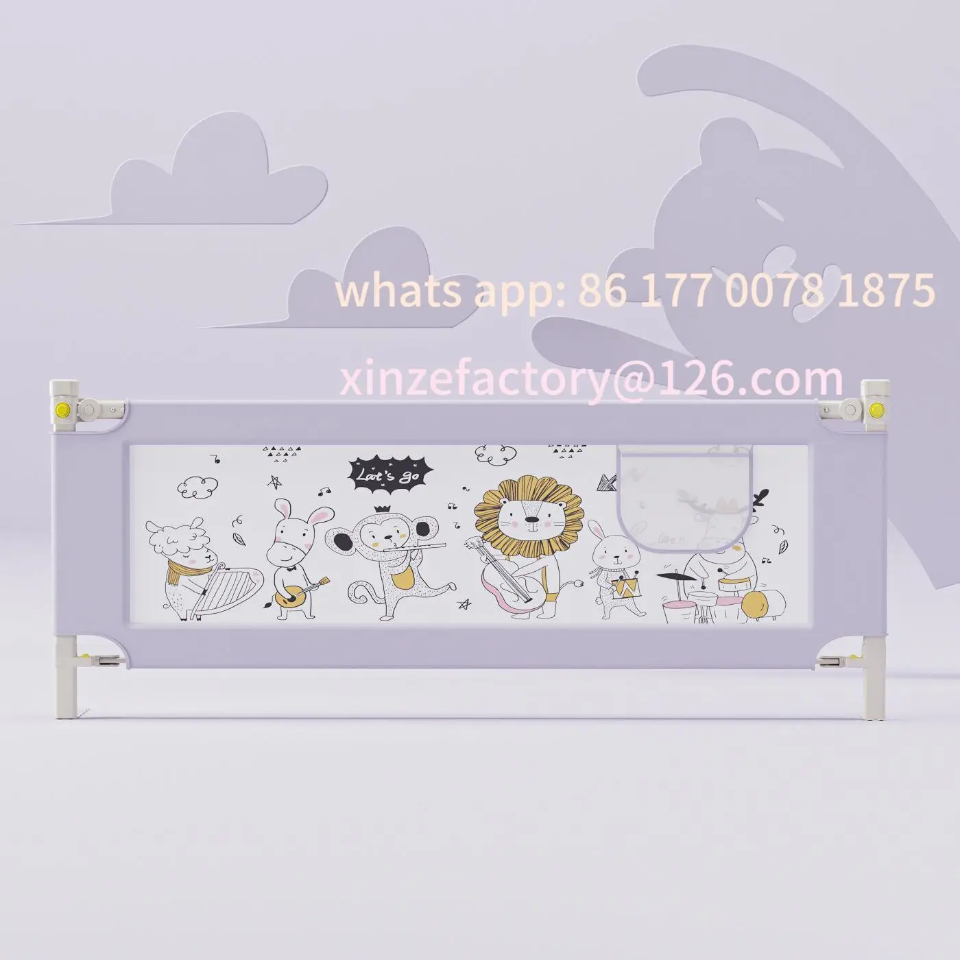 Customizable Baby Bed Railings Child Se Guardrail Anti-Fall Infant Bed Barrier Mat Mother And Baby Supplies Protective