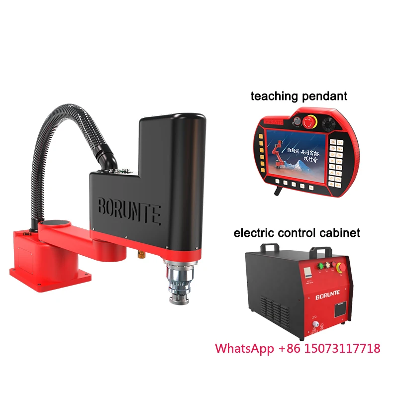 BORUNTE4 محور روبوت الذراع سكارا روبوت صناعي للحام بجودة عالية وتغليف معالجة المعادن