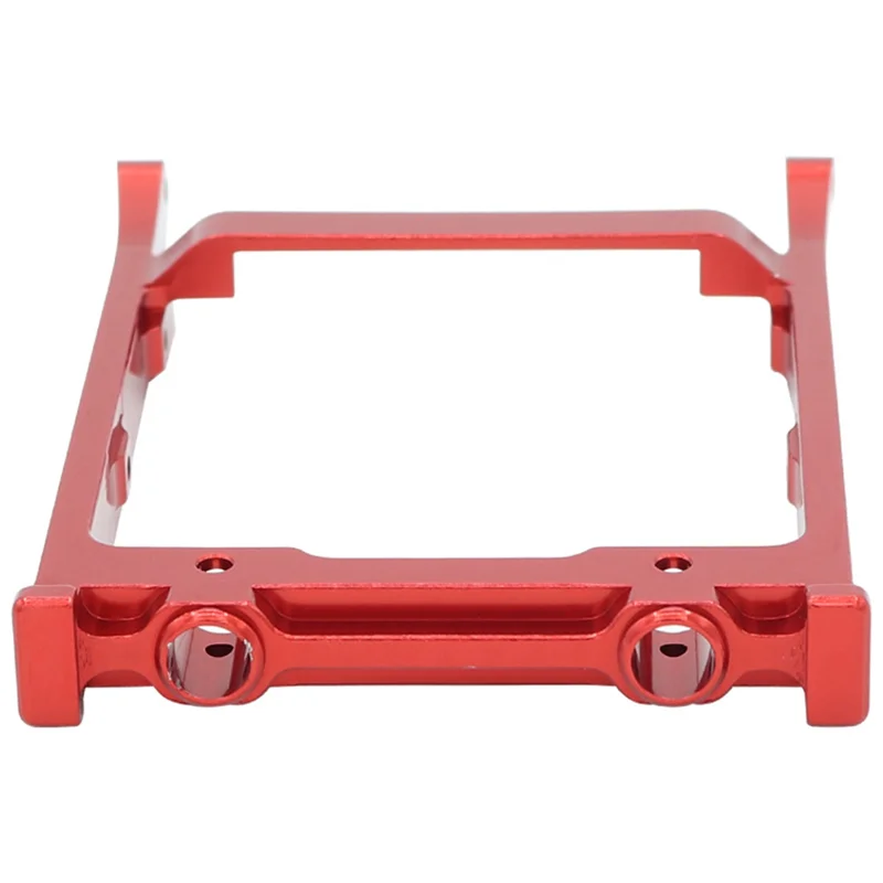 Traversa de montagem de para-choque dianteiro de liga de alumínio para MN G500 MN86 MN86S MN86K MN86KS 1/12 RC Crawler Car Parts, vermelho