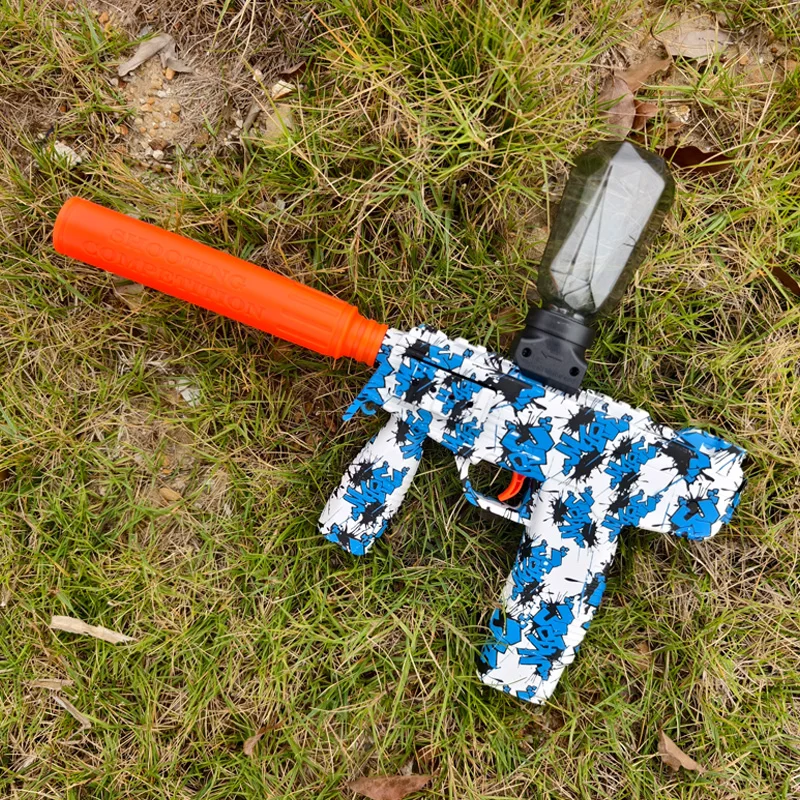 UZI Pistola Giocattolo Palla Elettrica Blaster Pistola Tiro Gioco Sportivo Gioco Interativo Ricaricabile Ad Alta Velocità All'aperto Per Il Ragazzo Regalo Per Adulti