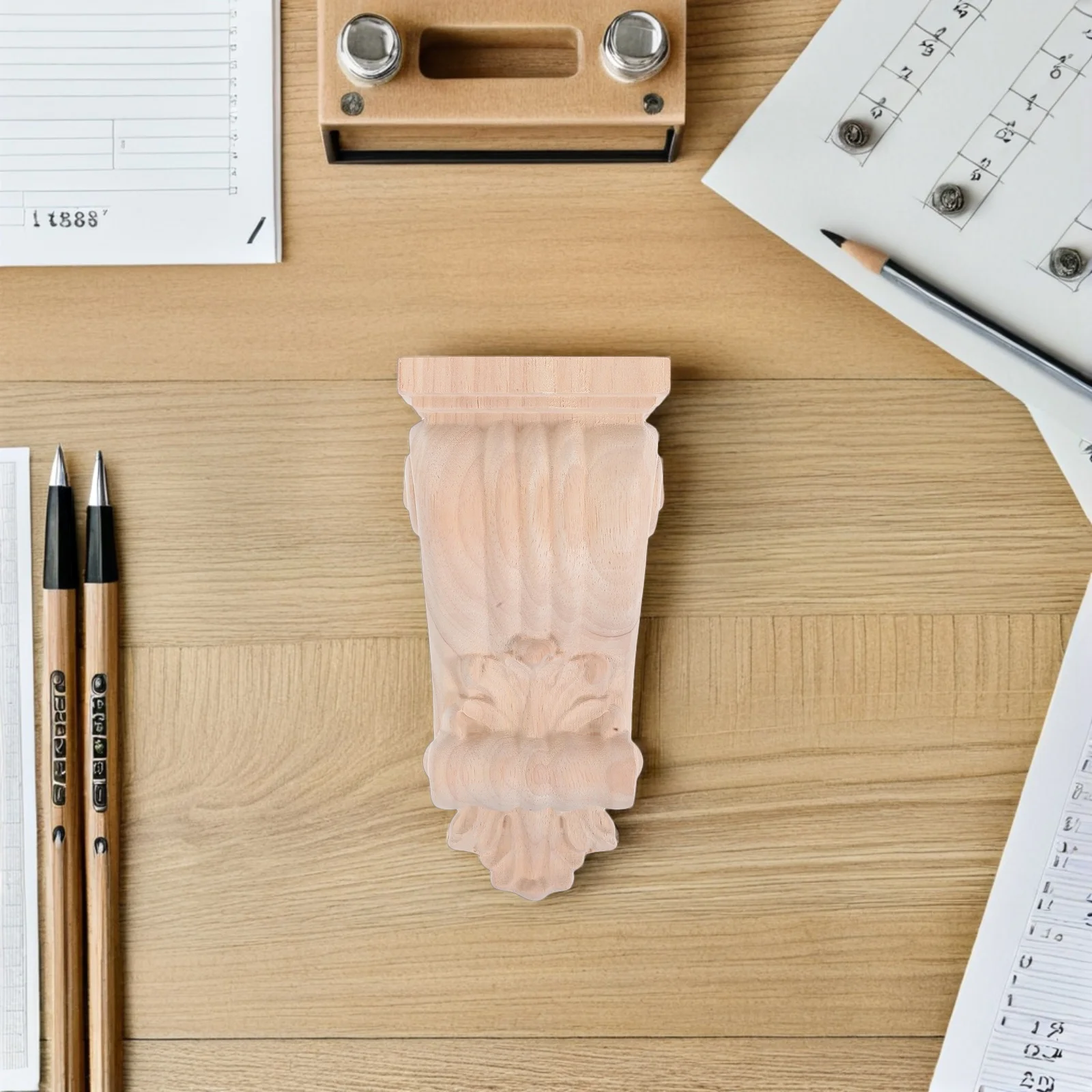 

Solid Wood Carved Corbels European Design Wooden Corner Onlay for Door Frame Shelf Support Decorative Home Interior Bracket