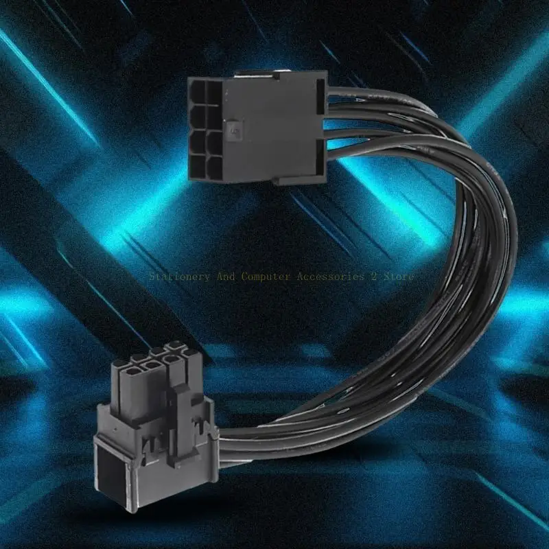 Graphics Card Elbow Cable PCIE 8pin Cable, Graphics Card Connection Left And Right Bends Chassis Cable