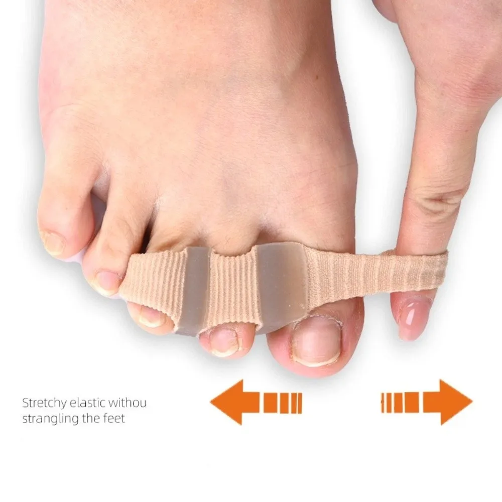Picture 4: Foot Care Tool 5-3Hole Toe Separator Silicone Spacer Spreader Toe Corrector Soft Hallux Valgus Corrector Foot Care