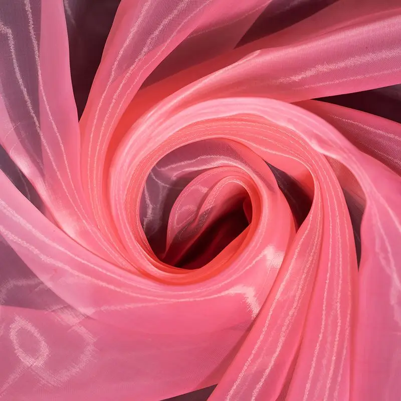 Water Light Yarn Liquid Organza Fabric Glossy By The Meter for Wedding Dresses Clothing Hanfu Sewing Thin Soft Designer Textile