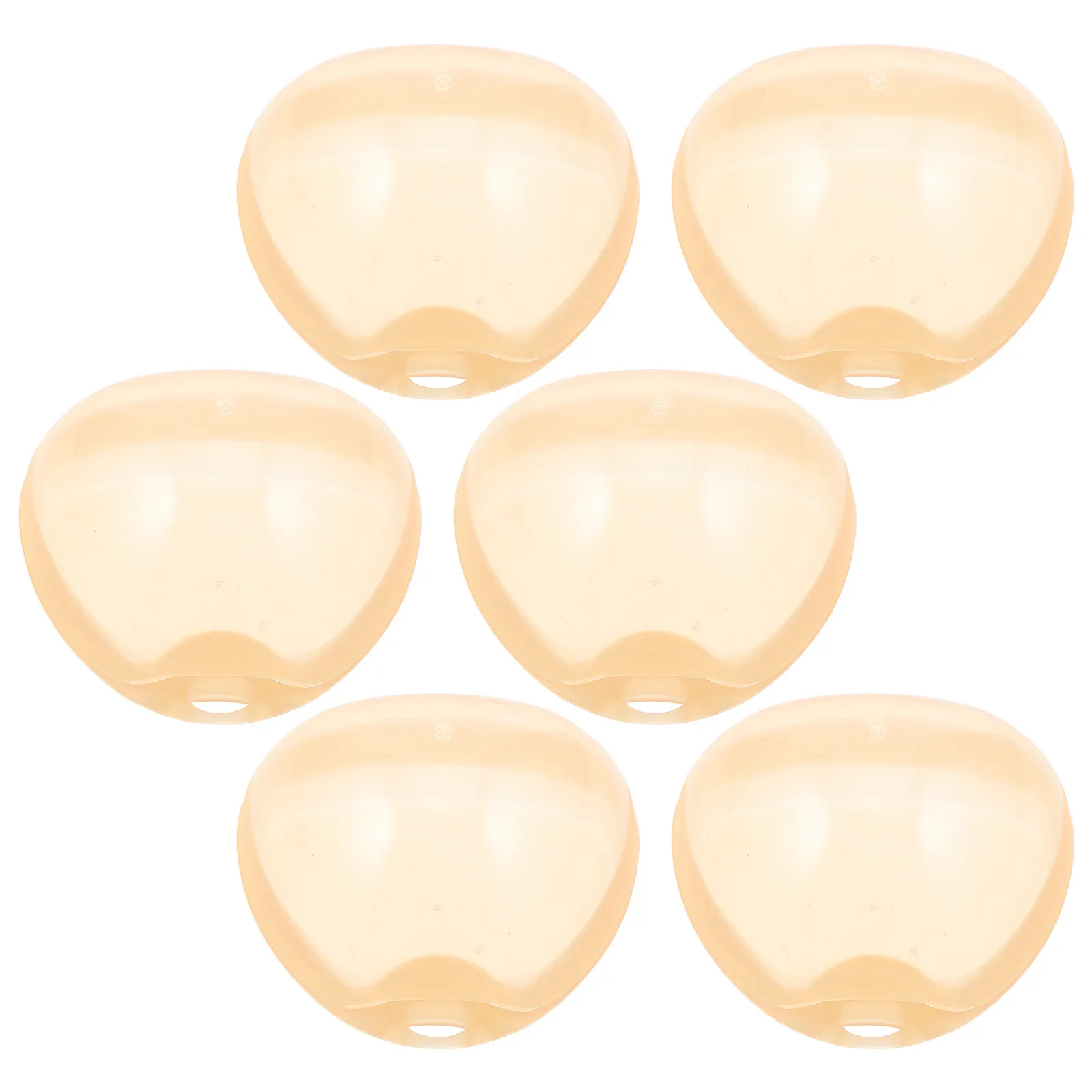 6Pcs Compact Triangular Pacifier Storage Container Portable Travel Baby Pacifier Holder Clean Dust-Proof Organizer for Daily Use