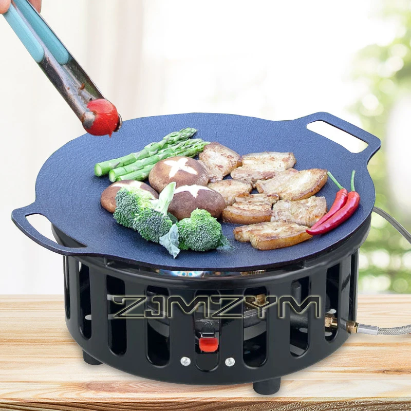 21000W Strong Fire Power Stove 7 Core Electronic Ignition Gas Stove All In One Windproof Stove Camping Barbecue Cooking Cookware