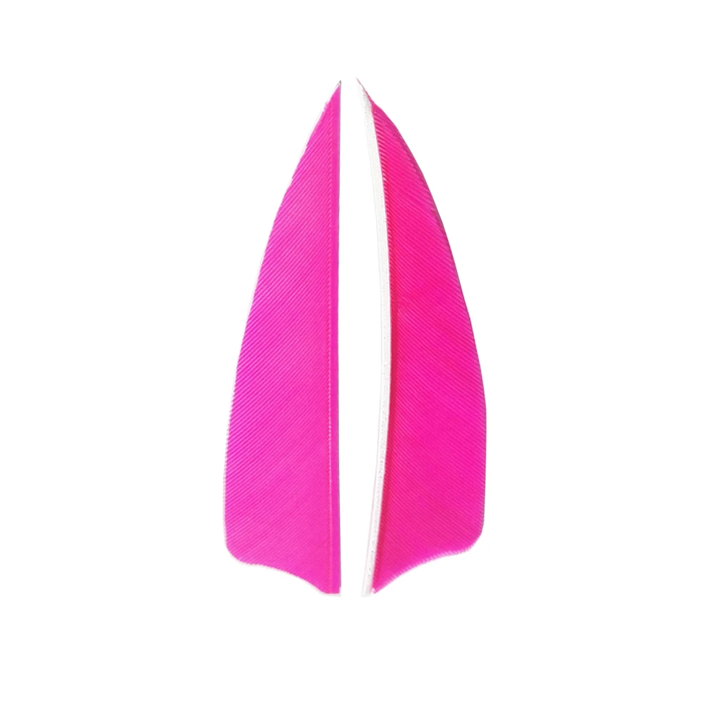50pcs 3" Archery Turkey Feathers Shield Natural Fletching Left Wing Right Wing For Bow Arrow Hunting Shooting Accessories 4