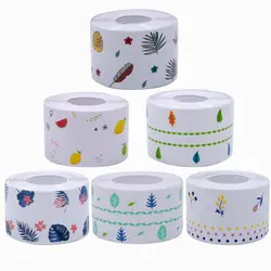 Kitchen Sink Waterproof Tape Anti Mold Sink Corner Tape PVC Sealing Strip Printed Stickers Tape Caulk Strip Self Edge