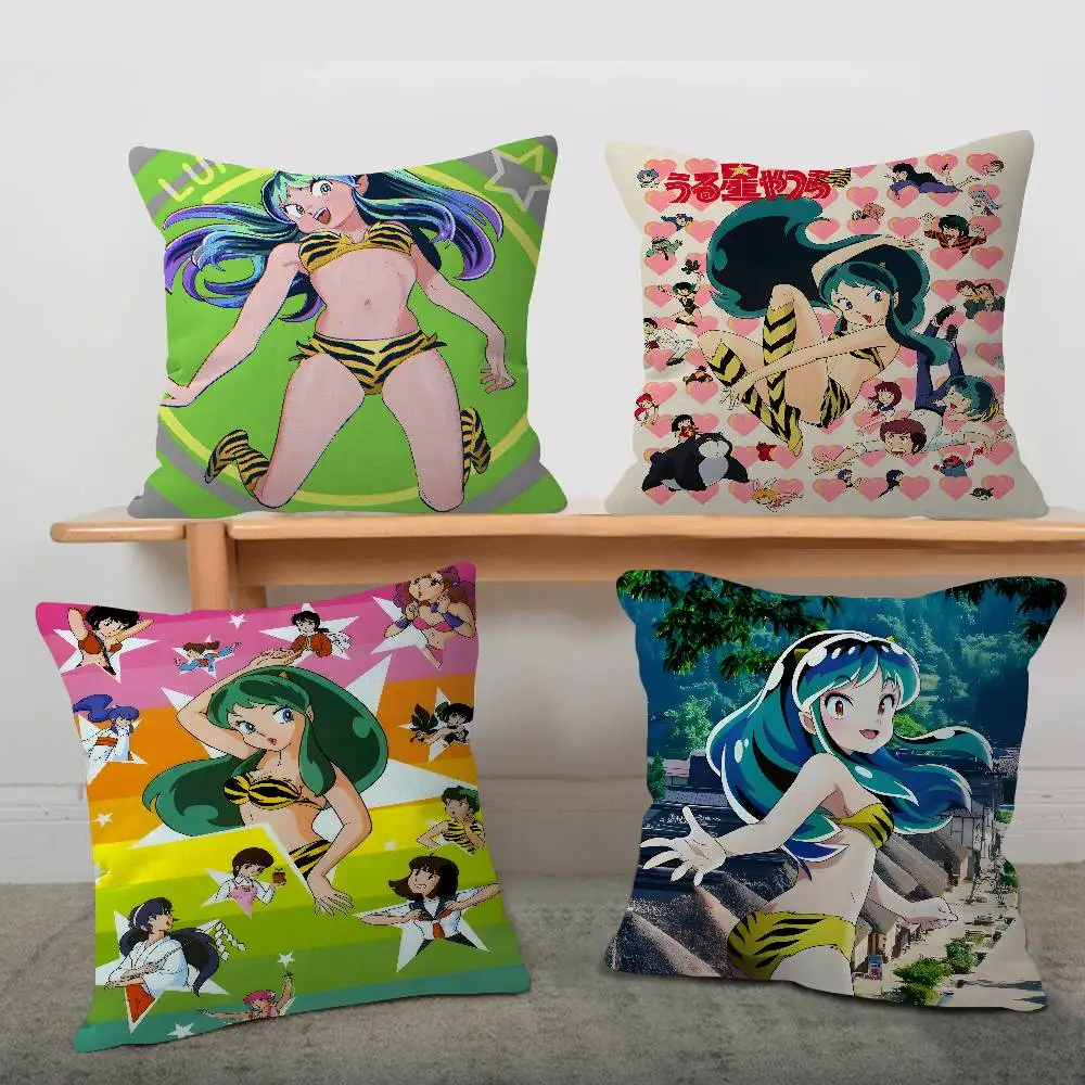 Anime Game U-Urusei Yatsura Pillow Anime Pillow Sofa Bed Head Pillow Cover Cushion Cover 45x45 cm Fashion