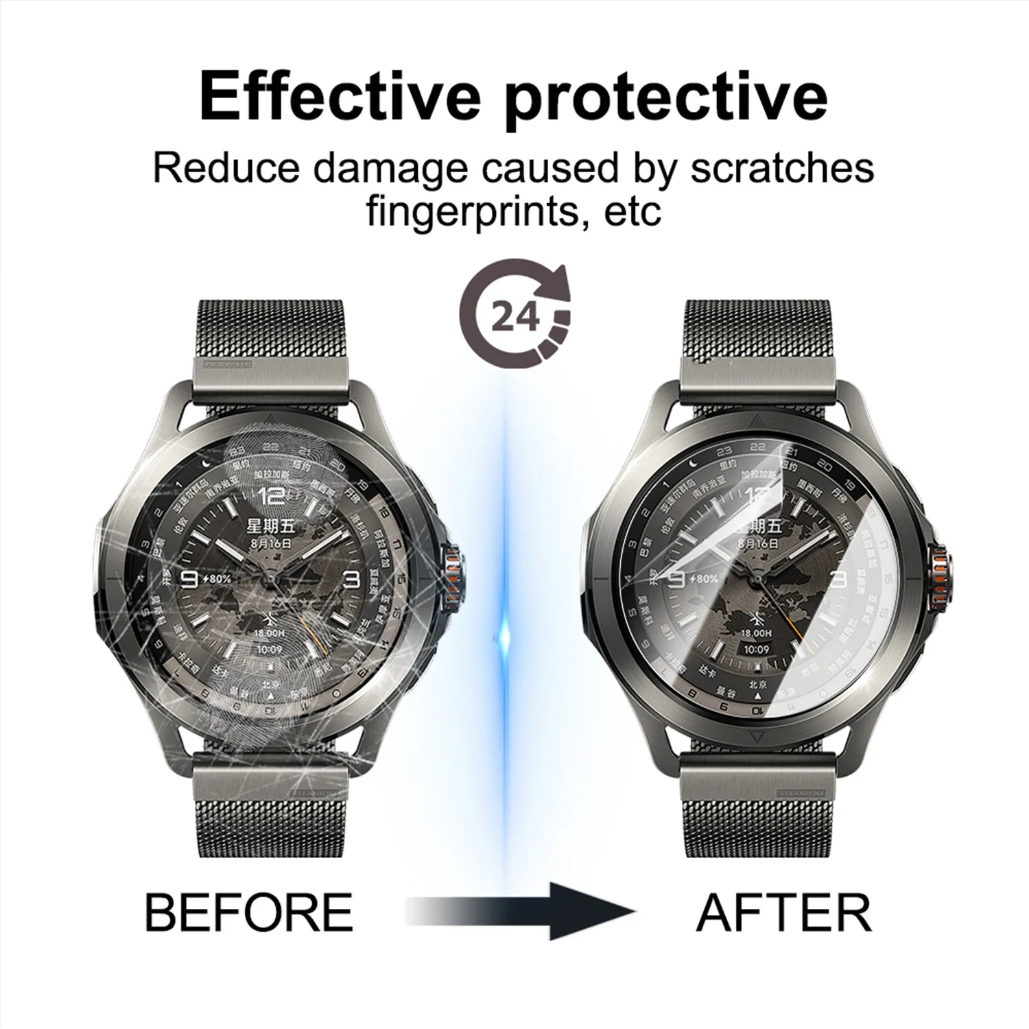 For Xiaomi Watch S4 Smartwatch Soft TPU Protective Hydrogel Films Scratch Resistant Screen Protector For Mi Watch S4 Accessories