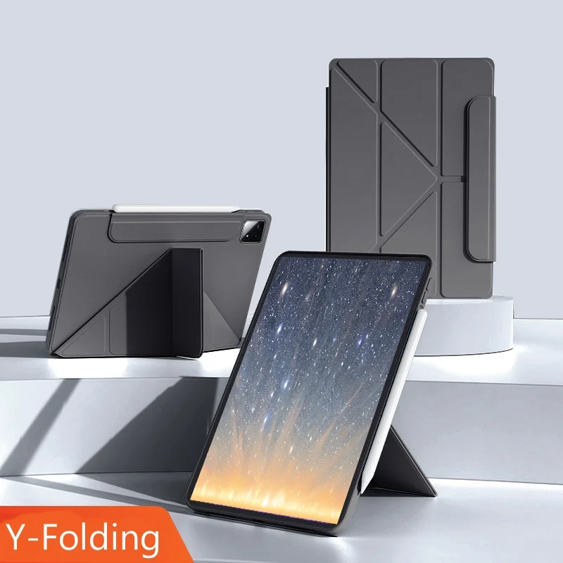 For Redmi Pad 2 Case Multi-Folding Protective TPU Shell Funda For Xiaomi Redmi Pad 2 2025 Case Cover 11 inch Tablet Cover