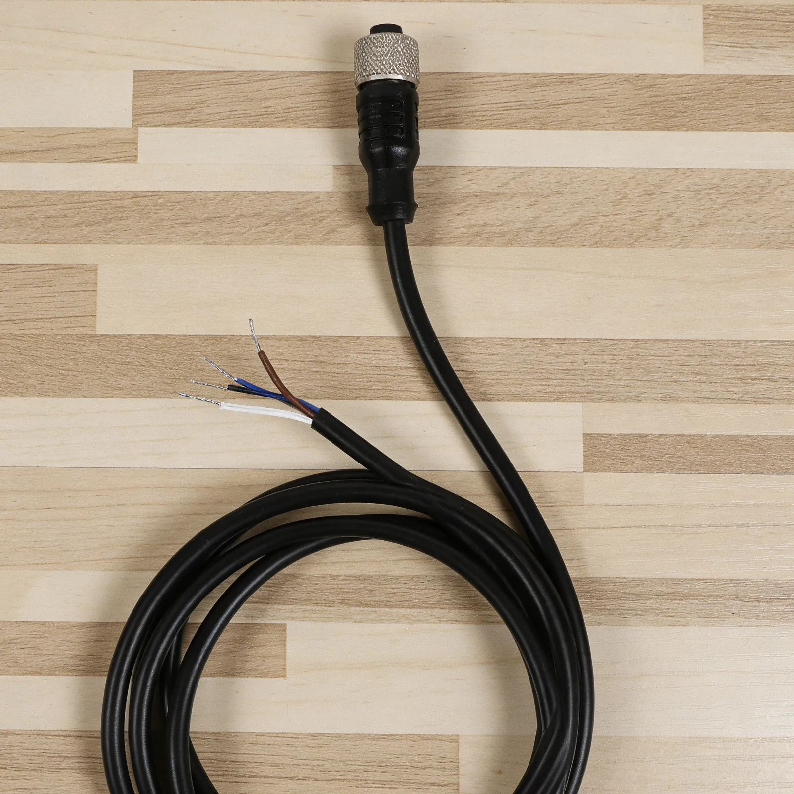 2M 4 Pin Straight Waterproof Sensor Connector Aviation Cable for Industrial Automation Transmission Plug Play Anti