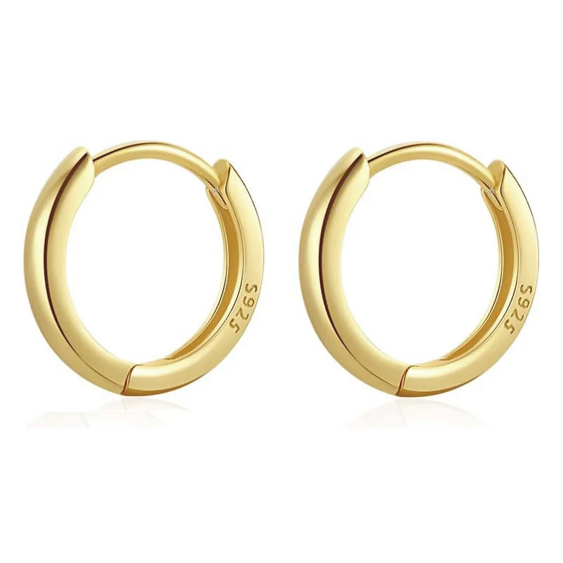Women's 925 Sterling Silver Huggie Hoop Earrings, Stackable