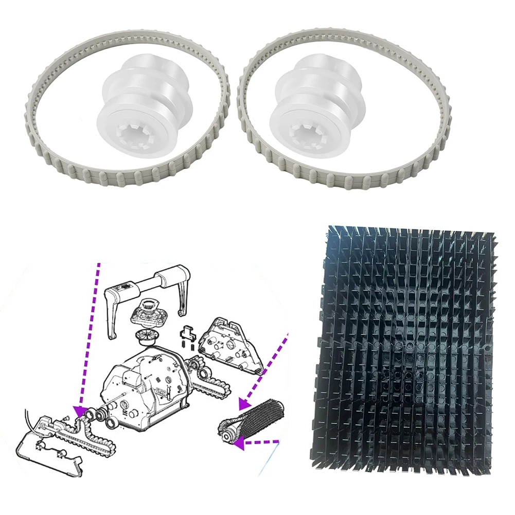 RCX23002 RCX26005 RCX26008 Replacement Parts Kit for Hayward For TigerShark Robotic Pool Cleaner Models RC9950 RC9956CC RC9965CC