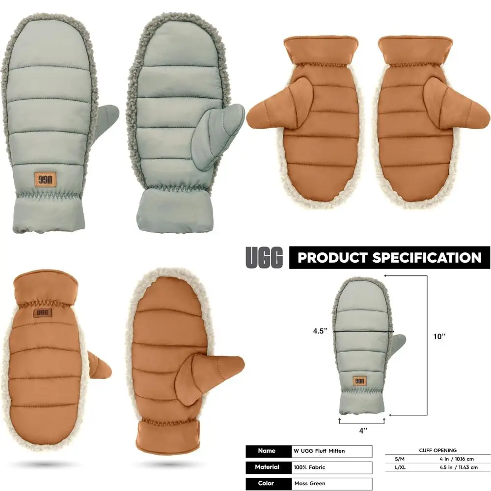 

Women's Warm Fluffy Mittens, Winter Outdoor Activity Essential, Soft Sheepskin Lining, Comfortable Grip